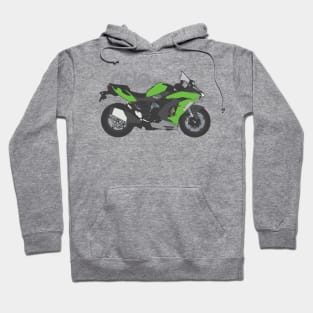 RIde ninja h2 sx se+ green Hoodie